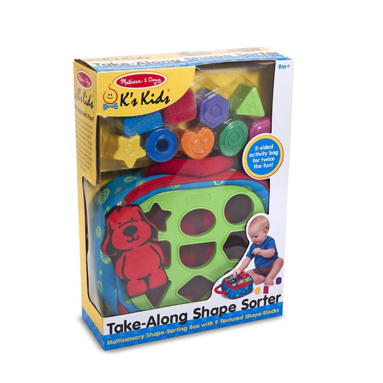 Melissa & Doug Take Along Shape Sorter Learning Toy Activity Bag